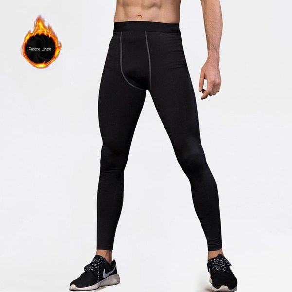 fleece lining keep warm fitness leggings men winter wear plus sports tight training pants running, Black;blue
fleece lining keep warm fitness leggings men winter wear plus sports tight training pants running, Black;blue