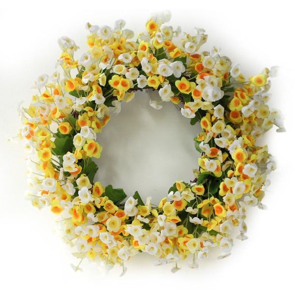 decorative flowers & wreaths artificial flower wreath fake floral garland silk cloth wedding decorion window front door home party decor
decorative flowers & wreaths artificial flower wreath fake floral garland silk cloth wedding decorion window front door home party decor