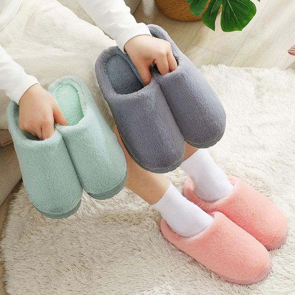 soft fleece slippers winter warm solid couple home non-slip plush cotton shoes men lovers bedroom ladies cute fur slides, Black
soft fleece slippers winter warm solid couple home non-slip plush cotton shoes men lovers bedroom ladies cute fur slides, Black