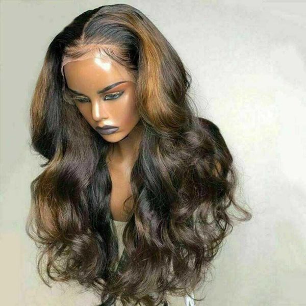 highlight lace front human hair wigs honey brown body wave wig brazilian ombre remy pre plucked 13x1 part for women1, Black;brown
highlight lace front human hair wigs honey brown body wave wig brazilian ombre remy pre plucked 13x1 part for women1, Black;brown