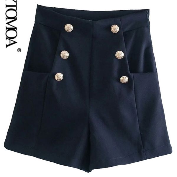 kpytomoa women chic fashion with metal buttoned bermuda shorts vintage high waist side zipper female short pants mujer 220304, White;black
kpytomoa women chic fashion with metal buttoned bermuda shorts vintage high waist side zipper female short pants mujer 220304, White;black