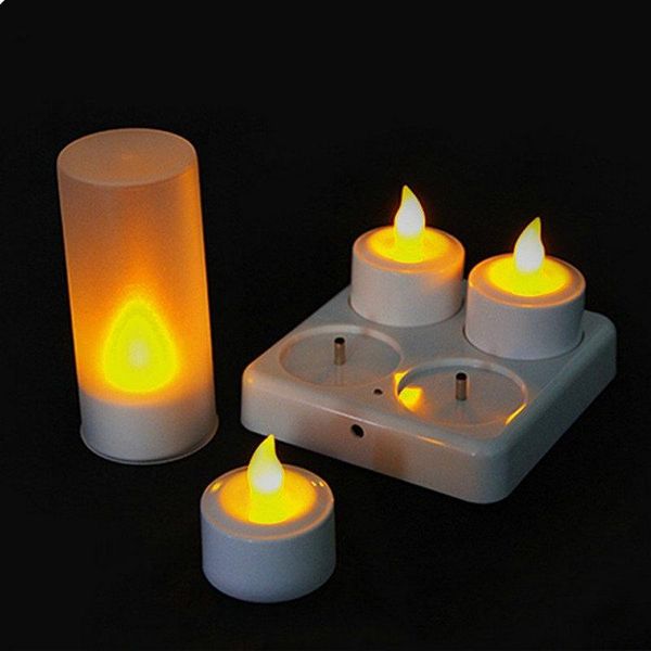 set of 4 remote controlled or not rechargeable led tealight flameless candle lamp wedding xmas party home bar decor-amber strings
set of 4 remote controlled or not rechargeable led tealight flameless candle lamp wedding xmas party home bar decor-amber strings