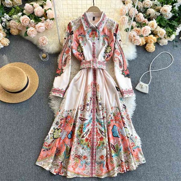 women fashion bohemian retro print lapel long sleeve loose slim holiday a-line dress elegant korean clothes vestidos r787 210527, Black;gray
women fashion bohemian retro print lapel long sleeve loose slim holiday a-line dress elegant korean clothes vestidos r787 210527, Black;gray