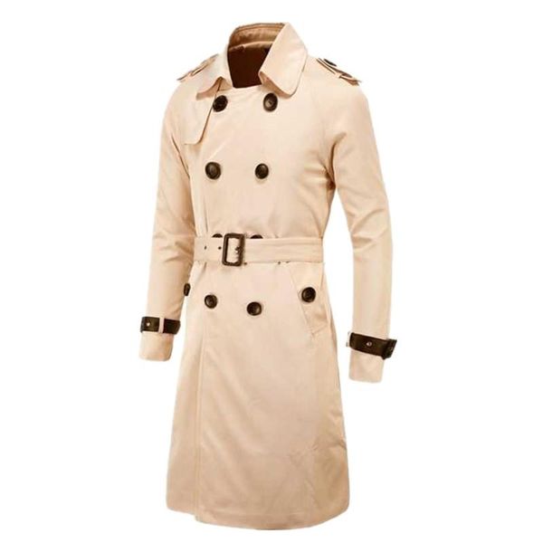 men's trench coats 2021 autumn and winter windbreaker jacket exquisite coat belt european american long double-breasted, Tan;black
men's trench coats 2021 autumn and winter windbreaker jacket exquisite coat belt european american long double-breasted, Tan;black