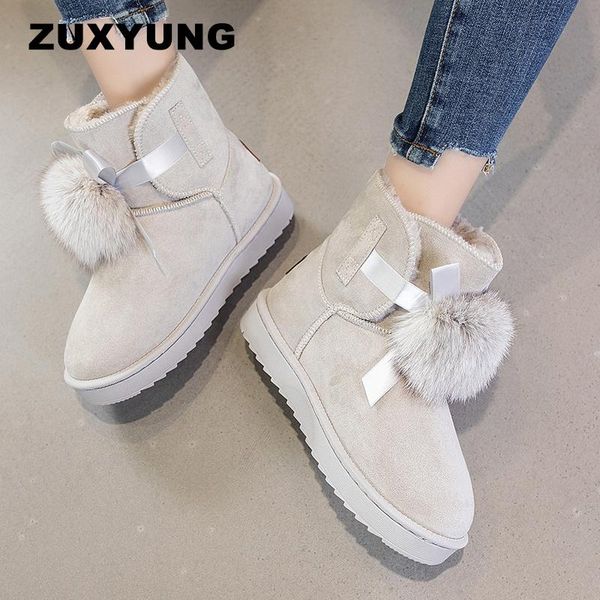 boots women snow winter shoes warm casual fur ankle female bowtie non slip plush suede flats on fashion ladies footwear, Black
boots women snow winter shoes warm casual fur ankle female bowtie non slip plush suede flats on fashion ladies footwear, Black