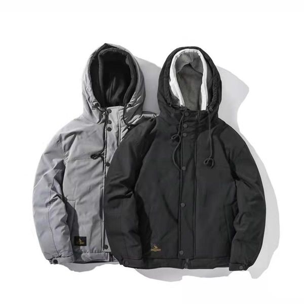 men's down & parkas winter boys loose thickened side seam pocket casual zipper black hooded coat
men's down & parkas winter boys loose thickened side seam pocket casual zipper black hooded coat