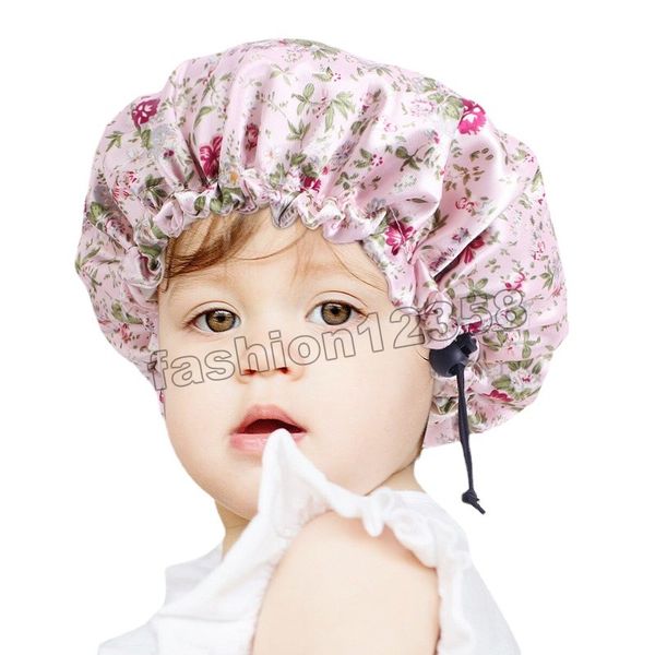 children reversible satin bonnet hat double layer adjustable size night sleep cap beanie used to protect curly hair accessories, Blue;gray
children reversible satin bonnet hat double layer adjustable size night sleep cap beanie used to protect curly hair accessories, Blue;gray