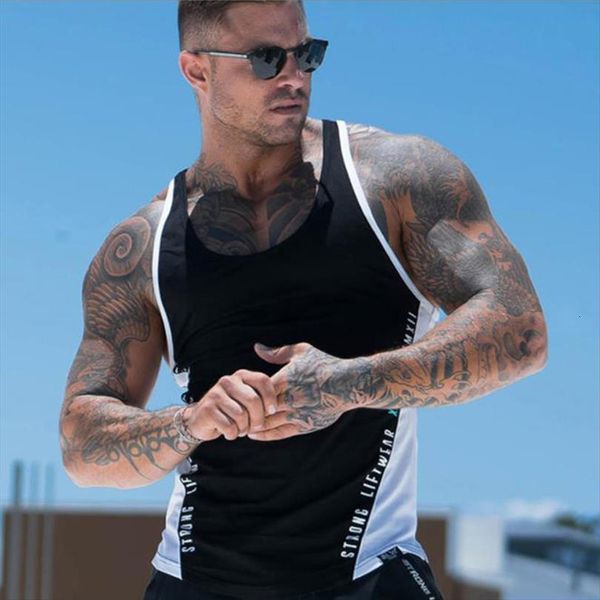 bodybuilding brand tank men stringer fitness singlet sleeveless shirt workout man undershirt clothing size m xxl, White;black
bodybuilding brand tank men stringer fitness singlet sleeveless shirt workout man undershirt clothing size m xxl, White;black