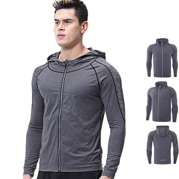 gray casual long sleeve jacket gym running training fitness sportswear breathable sport t shirt zipper hooded jackets, Black;red
gray casual long sleeve jacket gym running training fitness sportswear breathable sport t shirt zipper hooded jackets, Black;red