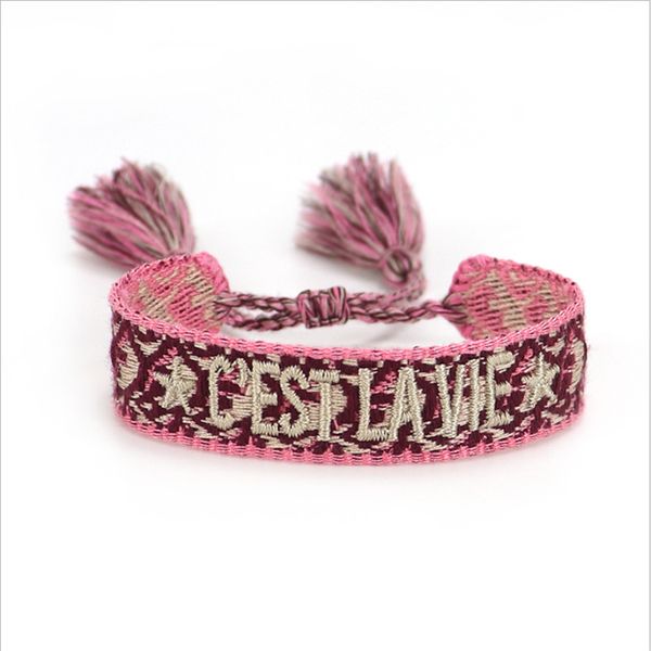 custom cuff friend bracelets relationship embroidery letters with fringes personality watch accessories womens mens weave cotton material de, Golden;silver
custom cuff friend bracelets relationship embroidery letters with fringes personality watch accessories womens mens weave cotton material de, Golden;silver