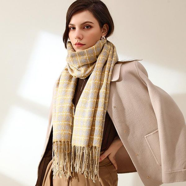 scarves imitation cashmere fashion women retro plaid print winter scarf warm elegant casual tassel female thick long wrap shawl present, Blue;gray
scarves imitation cashmere fashion women retro plaid print winter scarf warm elegant casual tassel female thick long wrap shawl present, Blue;gray