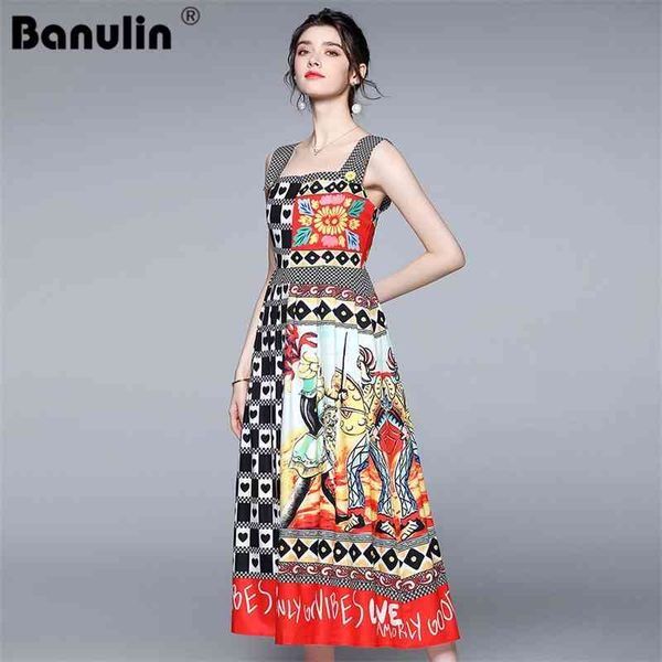banulin runway fashion summer spaghetti strap women dress designer plaid letters hearts flower print long elegant beach 210603, Black;gray
banulin runway fashion summer spaghetti strap women dress designer plaid letters hearts flower print long elegant beach 210603, Black;gray