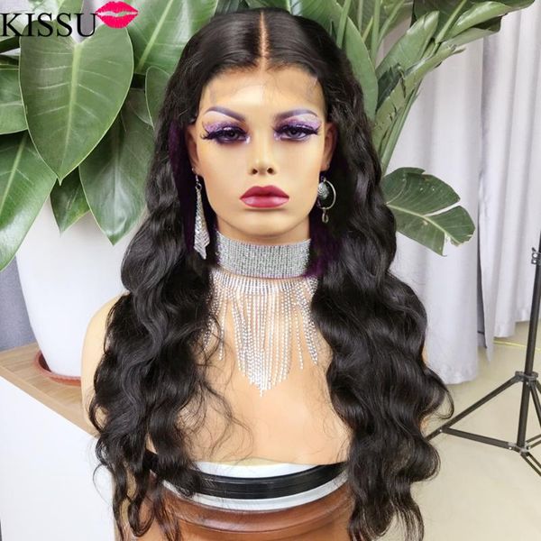lace wigs kissu 30 inch long body wave front wig pre plucked 4x4 closure brazilian frontal wavy human hair for women, Black;brown
lace wigs kissu 30 inch long body wave front wig pre plucked 4x4 closure brazilian frontal wavy human hair for women, Black;brown