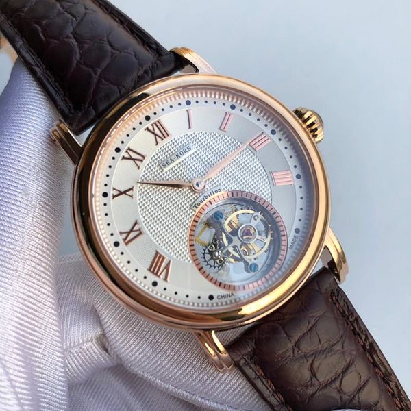 wristwatches business men tourbillon mechanical watch st8000 movement clock luxury men's watches genuine alligator leather, Slivery;brown
wristwatches business men tourbillon mechanical watch st8000 movement clock luxury men's watches genuine alligator leather, Slivery;brown