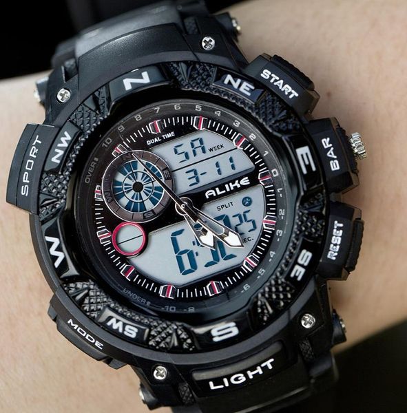 brand alike casual watch men g style waterproof sports military watches men's luxury analog digital quartz wristwatches, Slivery;brown
brand alike casual watch men g style waterproof sports military watches men's luxury analog digital quartz wristwatches, Slivery;brown
