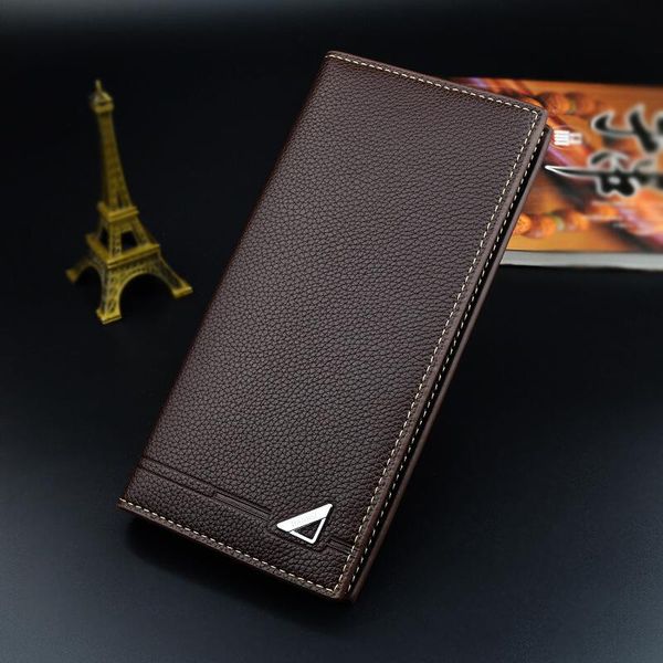 wallets style men's wallet long multi-card pocket male thin fashion three fold lychee pattern soft large capacity coin purses, Red;black
wallets style men's wallet long multi-card pocket male thin fashion three fold lychee pattern soft large capacity coin purses, Red;black
