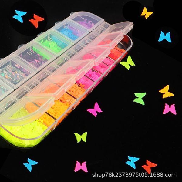 nail art decorations 1 box of 12 colors fluorescent butterfly sequins 3mm grid independent mixed color jewelry, Silver;gold
nail art decorations 1 box of 12 colors fluorescent butterfly sequins 3mm grid independent mixed color jewelry, Silver;gold