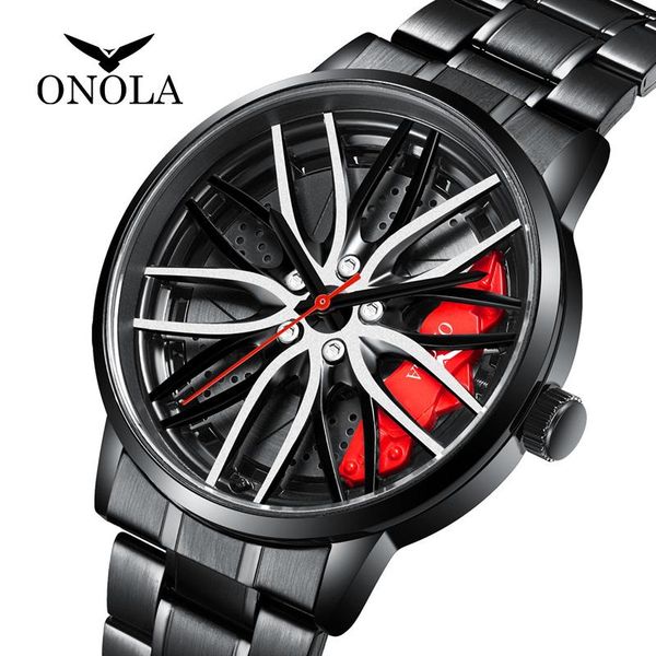 wristwatches onola men luxury quartz wrist watches creative car wheel sports watch steel strap waterproof military clock cool male, Slivery;brown
wristwatches onola men luxury quartz wrist watches creative car wheel sports watch steel strap waterproof military clock cool male, Slivery;brown