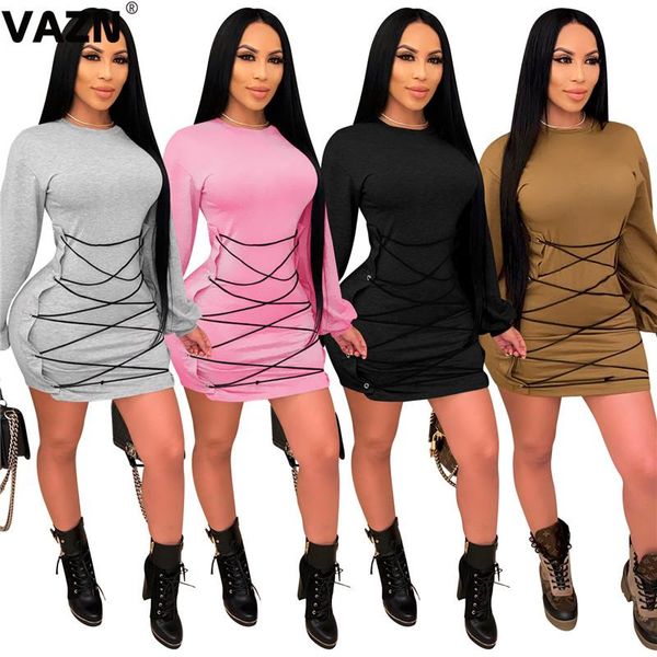 casual 2021 autumn young girl solid 4 colors mini dress full sleeve o-neck pullover sheath drawstring fashion dresses, Black;gray
casual 2021 autumn young girl solid 4 colors mini dress full sleeve o-neck pullover sheath drawstring fashion dresses, Black;gray