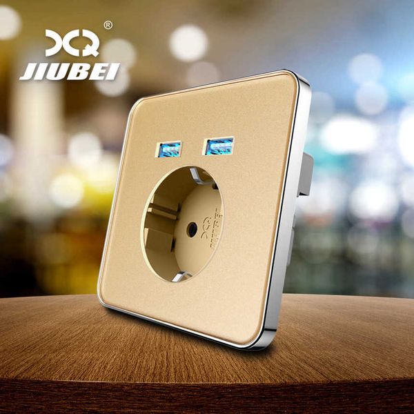 jiubei eu standard usb socket, golden crystal glass panel, ac 110~250v 16a wall power socket,socket adapter
jiubei eu standard usb socket, golden crystal glass panel, ac 110~250v 16a wall power socket,socket adapter