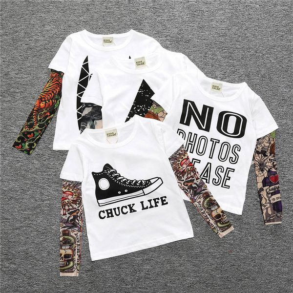 2021 summer t-shirt cotton boys clothes casual baby children clothing tattoo print long sleeve t shirts toddler kids tees 1-5year, Blue
2021 summer t-shirt cotton boys clothes casual baby children clothing tattoo print long sleeve t shirts toddler kids tees 1-5year, Blue