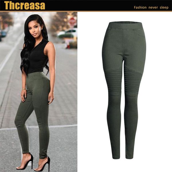 motorcycle european and american women's slim stretch high waist jeans pencil pants elastic, Blue
motorcycle european and american women's slim stretch high waist jeans pencil pants elastic, Blue
