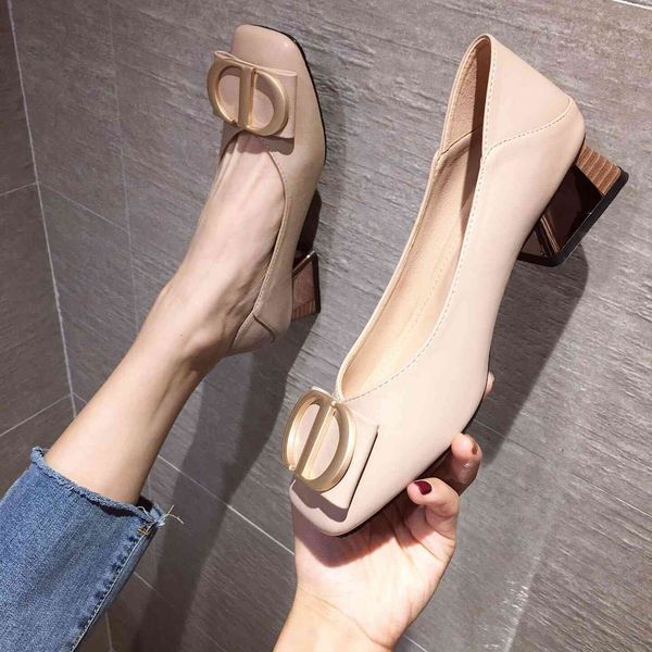 summer sandals female single shoe shallow mouth square head middle heel grandmother shoes thick metal round buckle fairy work 6pc1, Black
summer sandals female single shoe shallow mouth square head middle heel grandmother shoes thick metal round buckle fairy work 6pc1, Black