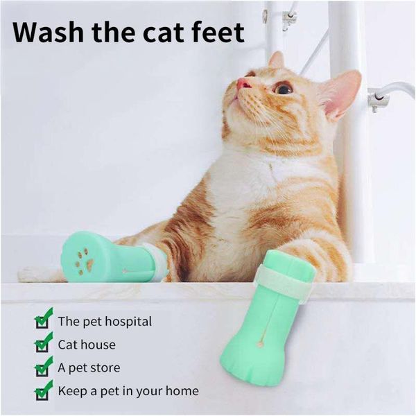 4pcs anti-biting bath washing cat claw cover nails foot pet protector for anti-scratch shoes boots supplies costumes
4pcs anti-biting bath washing cat claw cover nails foot pet protector for anti-scratch shoes boots supplies costumes