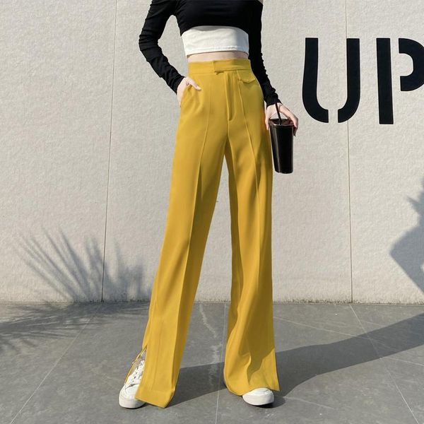 wonder spring korean split pant vintage high waist casual ol streetwear long trousers street lady 210510, Black;white
wonder spring korean split pant vintage high waist casual ol streetwear long trousers street lady 210510, Black;white