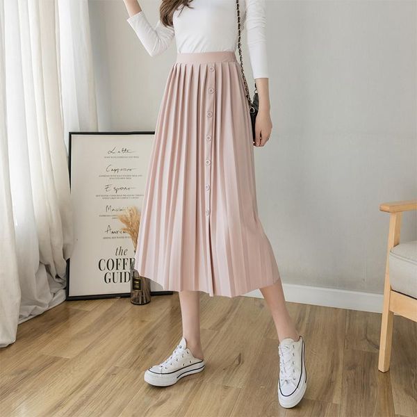 skirts casual spring pleated skirt black female elastic high waist pink faldas largas mujer fashion korean summer long for women
skirts casual spring pleated skirt black female elastic high waist pink faldas largas mujer fashion korean summer long for women