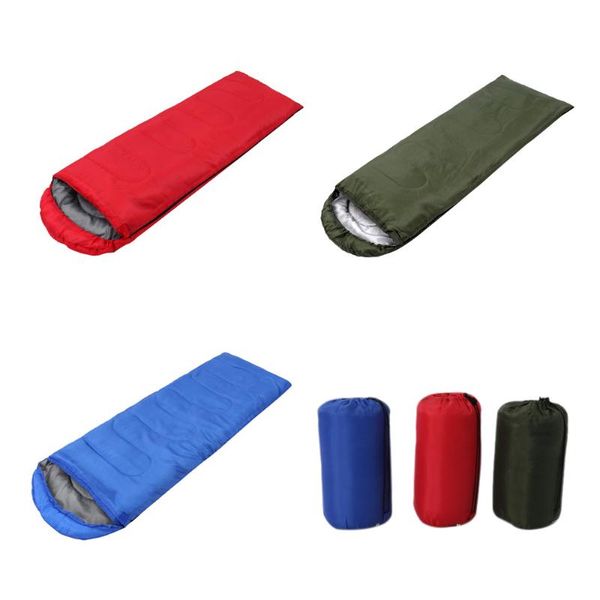 camping sleeping bag 3 season warm envelope backpacking for traveling hiking equipment 180x75mm color bags
camping sleeping bag 3 season warm envelope backpacking for traveling hiking equipment 180x75mm color bags