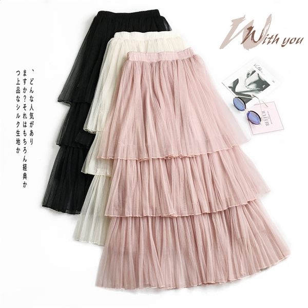 summer arrival women pleated skirt high waist polyester long fairy style solid color 210527, Black
summer arrival women pleated skirt high waist polyester long fairy style solid color 210527, Black