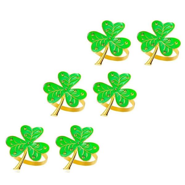 pcs green clover napkin rings diamond for valentine's day dining table setting-wedding holders
pcs green clover napkin rings diamond for valentine's day dining table setting-wedding holders