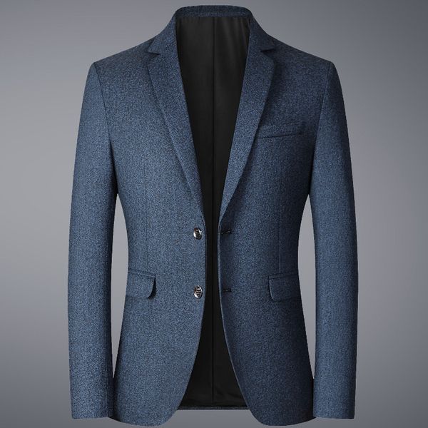 men's jackets nova moda masculina casual boutique de lã cor pura negócios fino ajuste terno blazers jaqueta vestido casaco 44jf, Black;brown
men's jackets nova moda masculina casual boutique de lã cor pura negócios fino ajuste terno blazers jaqueta vestido casaco 44jf, Black;brown