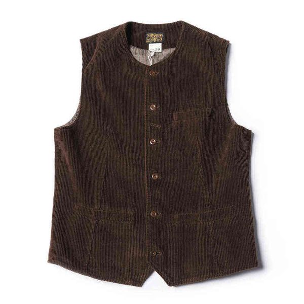 bronson 1910s french workwear corduroy vest vintage hunting field waistcoat cords 211215, Black;white
bronson 1910s french workwear corduroy vest vintage hunting field waistcoat cords 211215, Black;white