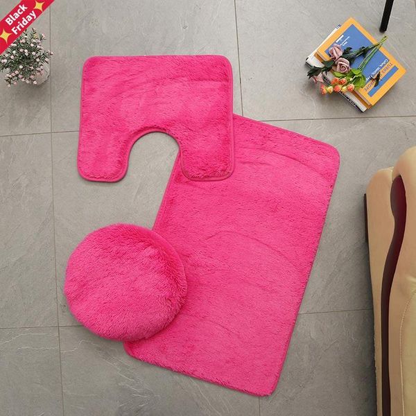 3pcs/set anti-slip bath toilet mats set coral fleece absorbent wc bathroom carpet pedestal rug lid cover tapete banheiro
3pcs/set anti-slip bath toilet mats set coral fleece absorbent wc bathroom carpet pedestal rug lid cover tapete banheiro