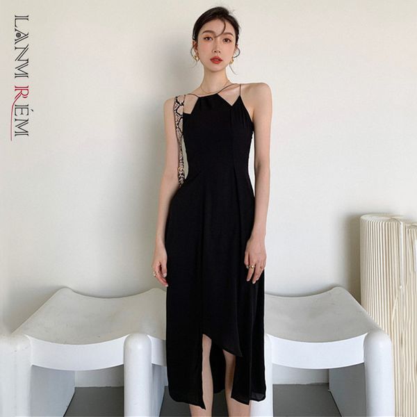 women black hollow out sling voile a-line dress halter neck sleeveless fit fashion tide summer 2f0212 210507, Black;gray
women black hollow out sling voile a-line dress halter neck sleeveless fit fashion tide summer 2f0212 210507, Black;gray