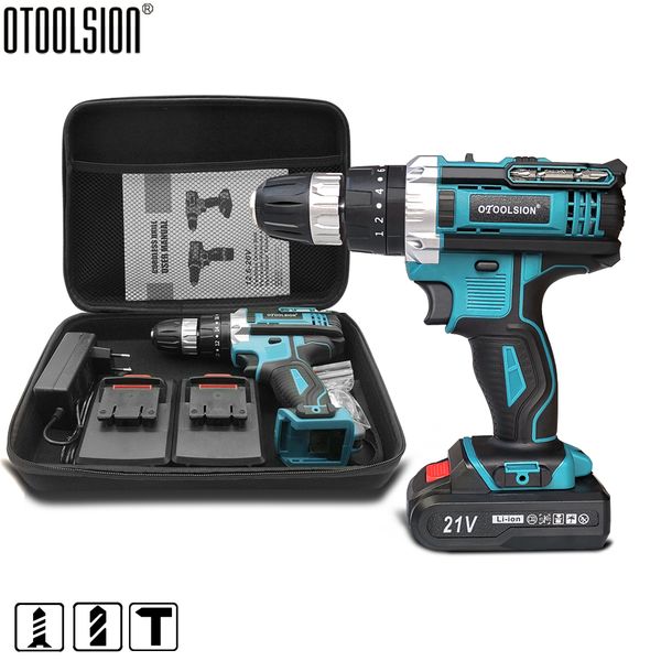 2 speed 21v impact drill impact screwdriver electric wireless power tools lithium-ion battery for drilling in steel wood ceramic
2 speed 21v impact drill impact screwdriver electric wireless power tools lithium-ion battery for drilling in steel wood ceramic