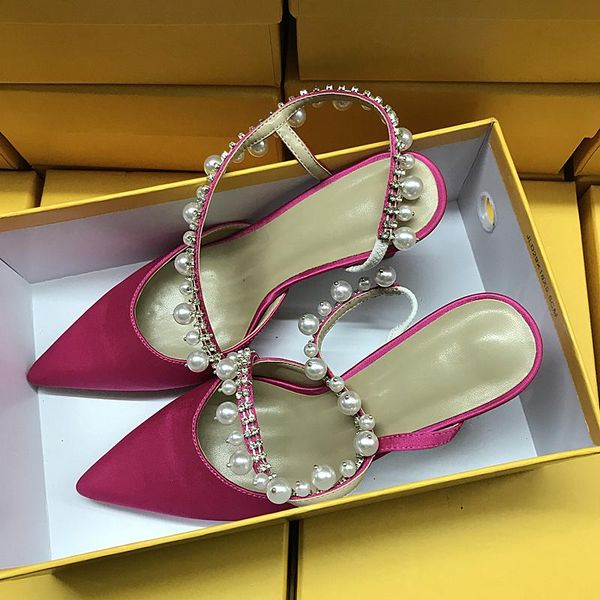 dress shoes summer shiny rhinestone heel sandals women 2021high heels designer fashion slippers pointed mules wedding, Black
dress shoes summer shiny rhinestone heel sandals women 2021high heels designer fashion slippers pointed mules wedding, Black