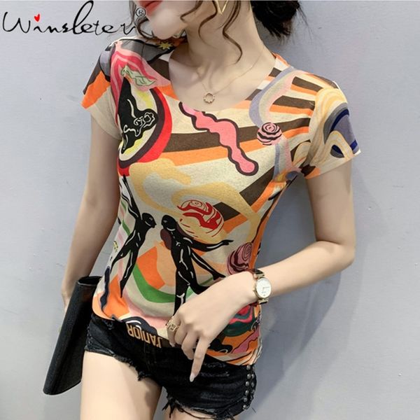 women's t-shirt summer european clothes t-shirt print person girl fashion women short tees bottoming slim t14002a sang, White
women's t-shirt summer european clothes t-shirt print person girl fashion women short tees bottoming slim t14002a sang, White