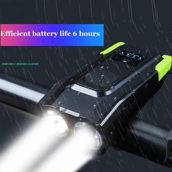 4000mah induction bicycle front light usb rechargeable smart headlight with horn 800 lumen led road bike lamp cycle lights
4000mah induction bicycle front light usb rechargeable smart headlight with horn 800 lumen led road bike lamp cycle lights