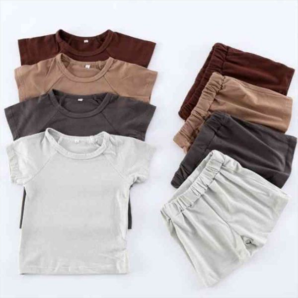 kids sports suit summer simple thin solid color pullover boys and girls baby cotton short sleeve shorts two pieces, White
kids sports suit summer simple thin solid color pullover boys and girls baby cotton short sleeve shorts two pieces, White