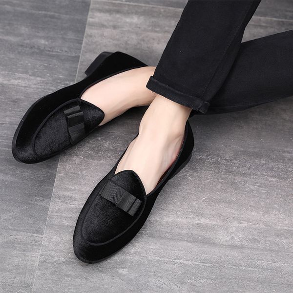 2021 big size 37-48 men formal shoes men bowknot suede loafers male flats wedding dress gentlemen casual slip-on leather shoes, Black
2021 big size 37-48 men formal shoes men bowknot suede loafers male flats wedding dress gentlemen casual slip-on leather shoes, Black