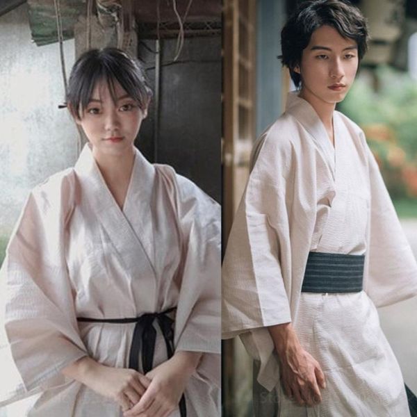 ethnic clothing japanese traditional style kimono samurai long sleeve with belt male female harajuku solid colour yukata leisure streetwear, Red
ethnic clothing japanese traditional style kimono samurai long sleeve with belt male female harajuku solid colour yukata leisure streetwear, Red