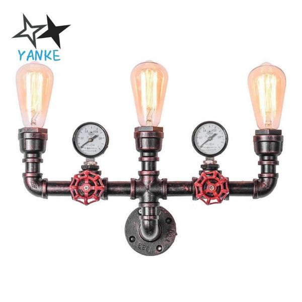 wall lamp water pipe industrial wind bar restaurant creative double-headed three-headed loft background retro
wall lamp water pipe industrial wind bar restaurant creative double-headed three-headed loft background retro