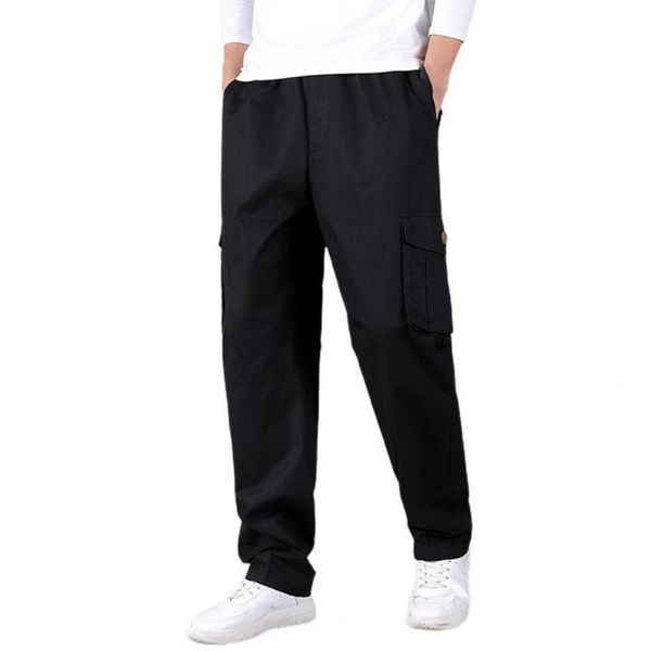 men's pants straight leg winter multifunctional man mid-rise washable pure color absorbent casual nice, Black
men's pants straight leg winter multifunctional man mid-rise washable pure color absorbent casual nice, Black