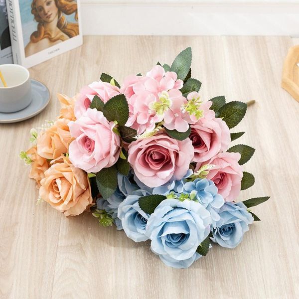 decorative flowers & wreaths 1 bouquet 9 heads silk rose artificial fake wedding home party decor diy living room garden decoration
decorative flowers & wreaths 1 bouquet 9 heads silk rose artificial fake wedding home party decor diy living room garden decoration