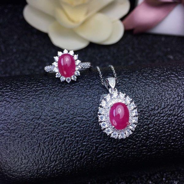 bracelet, earrings & necklace natural ruby jewelry set real 925 sterling silver 1pc pendant,1pc ring, Black
bracelet, earrings & necklace natural ruby jewelry set real 925 sterling silver 1pc pendant,1pc ring, Black