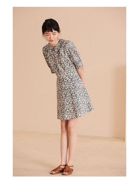 party dresses 21 year cool summer printing dress 0625-19, White;black 
party dresses 21 year cool summer printing dress 0625-19, White;black