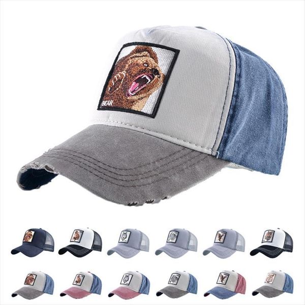 animal embroidered bear mesh baseball caps hip hop wolf outdoor sport sun hat fox breathable snapback adjust trucker, Blue;gray
animal embroidered bear mesh baseball caps hip hop wolf outdoor sport sun hat fox breathable snapback adjust trucker, Blue;gray